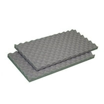 2.5"x 24"x 18" Acoustic Convoluted Eggcrate Soundproofing Foam Gun Case Foam Packing Foam
