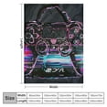 thumbnail image 4 of Orinice Glitch Warm Lightweight Blanket Soft Fleece Blankets for All Seasons - Multiple Sizes Available 40x50in, 4 of 6