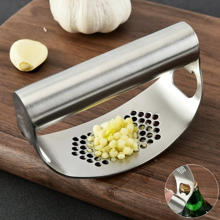 

〖Yilirongyumm〗Kitchen Organization Squeezer Tools Garlic Crusher Stainless Masher Steel Peeler Press Kitchen Kitchen，Dining & Bar