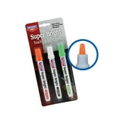 Birchwood Casey Super Bright Pen Kit, Chisel Point, 0.5 mm, Assorted Colors Ink, 3 Count