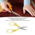 thumbnail image 4 of Embroidery Scissors Retro Leather Sewing Shears Stainless Steel Multifunctional Portable Scissors Shear Crafting Supplies, 4 of 7