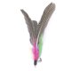 thumbnail image 4 of Juego de 12 Uds. De plumas de juguete para gatos, juguete para gatos, varita para gatos, juguetes interactivos de plumas con campanas y recambios de plumas para interiores, 4 of 5