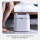 thumbnail image 4 of Bote de basura Wosthever para baño gris blanco, 4 of 6