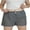 Black, variant on Michellecmm Women Elastic Waist Shorts Casual Summer Loose Short Pants for Beach