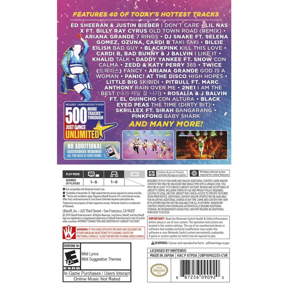 just dance switch walmart