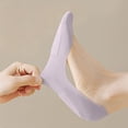 thumbnail image 5 of Cmfcve 4 Pairs Arch Support Socks for Women No Show Liner Socks Non-Slip Cushion Socks, 5 of 8