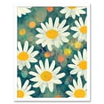thumbnail image 1 of Lazy Daisy Afternoon Blossoms Flowers Oxeye Daisies In Meadow Sunlight Art Print Framed Poster Wall Decor 12x16 inch, 1 of 5