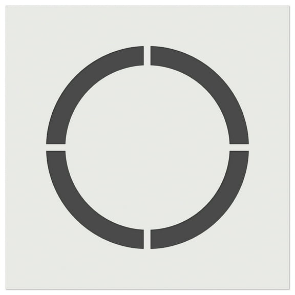 Circle Outline DIY Cookie Wall Craft Stencil - 5.5 Inch