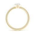 thumbnail image 2 of ANGARA Natural Bezel-Set Heart-Shaped Diamond Ribbed Ring in 14K Yellow Gold for Women (Size-5mm| Color-H| Clarity-SI2) | April Birthstone, Anniversary, Jewelry Gift for Women | Natural Diamond Ring, 2 of 10