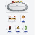 thumbnail image 4 of ICQOVD Magnetic Train Set Track Model Light Sound Railway Tool, 4 of 9