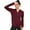 53# 1 Pack:Wine Red, variant on NELEUS Womens UPF 50+ Hooded Athletic Jackets High Collar Full Zipper with Thumb Holes Ponytail Hole and Pockets,White,US Size L