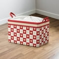 thumbnail image 1 of pstuiky Bolsas de almacenamiento de ropa de gran capacidad, cestas plegables para ropa, organizadores de armario, contenedores de almacenamiento con asas, tela gruesa para mantas y edredones., 1 of 7