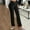 Black, variant on FRSASU Women Dress Pants High Waisted Straight Leg Casual Full Length Solid Color Suit Pants Yellow