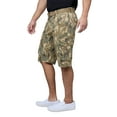 thumbnail image 4 of RAW X Mens Belted 12.5" Inseam Knee Length Cargo Shorts, Desert Camo, 34, 4 of 7