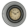 thumbnail image 5 of La Crosse Clock 20 inch Covington Contemporary Black Quartz Analog Wall Clock, 404-3051, 5 of 5