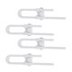 thumbnail image 3 of Furniture Locks Child Proof Cabinet Lock For Drawer Fridge Closet Adjustable Range 9.8×2.6×0.4in 4Pcs, 3 of 3