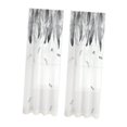 thumbnail image 3 of Cortinas transparentes con estampado de plumas BLESIY Dos paneles 107x213cm, 3 of 8