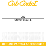CUB CADET 742P05094-L 17.271 Low Lift Blade S-Shaped Hole XT1-LT50 ZT1 ZT2 50