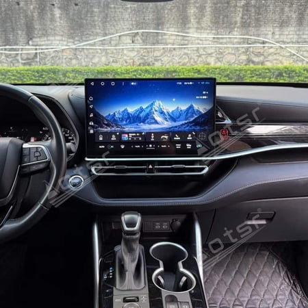 Aotsr 15.6 inch Car Radio For Toyota Highlander/Crown Kluger 2022-2025 Android Auto Carplay HiCar Tape Recorder Stereo Multimedia Player