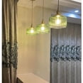thumbnail image 6 of Mini Japanese Style Glass Pendant Lighting for Above Sink, Small Vintage Transparent Glass Pendant Light Fixture, Rustic Pendant Lamp, Modern Farmhouse Pendant Light for Kitchen Bar Bedside, 6 of 7