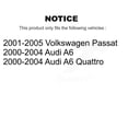 thumbnail image 2 of Transit Auto Front Complete Suspension Shocks Strut and Coil Spring Mount Assemblies Kit for Car Volkswagen Passat Audi A6 Quattro - Left Right Side (Driver Passenger) K78A-100105, 2 of 2
