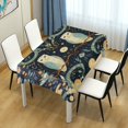 thumbnail image 4 of Yayeee Tablecloths 60" x 90" Rectangle Wrinkle Resistant Party Table Cover, Mystical Owls Pattern, 4 of 8