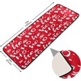 thumbnail image 3 of Happy Christmas Runner Rug - 24"x72" Ultra Soft Non-Slip Floor Mat Washable Area Rugs for Kitchen Bathroom Entry Home Decor Gifts, 3 of 7