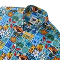 thumbnail image 2 of YIUME Men's Hawaiian Shirt Vintage Cotton Button-down Short Sleeve Aloha Shirt, 2 of 8