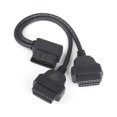 thumbnail image 1 of Riwesomey Cable de extensión Herramienta de diagnóstico de línea de interfaz extendida de 16 pines Adaptador de conector dual Diagnóstico de Vehículos, repuestos y accesorios Mis, 1 of 6