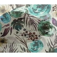 thumbnail image 5 of oneOone Viscose Chiffon Teal Green Fabric Florals Craft Projects Decor Fabric Printed By The Yard 42 Inch Wide-X8, 5 of 6