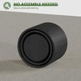 thumbnail image 6 of LAZZO Nesting Round Coffee Table Set of 3, Modern Wooden Accent Side Table, Space-Saving Table for Living Room Bedroom, Black, 6 of 8