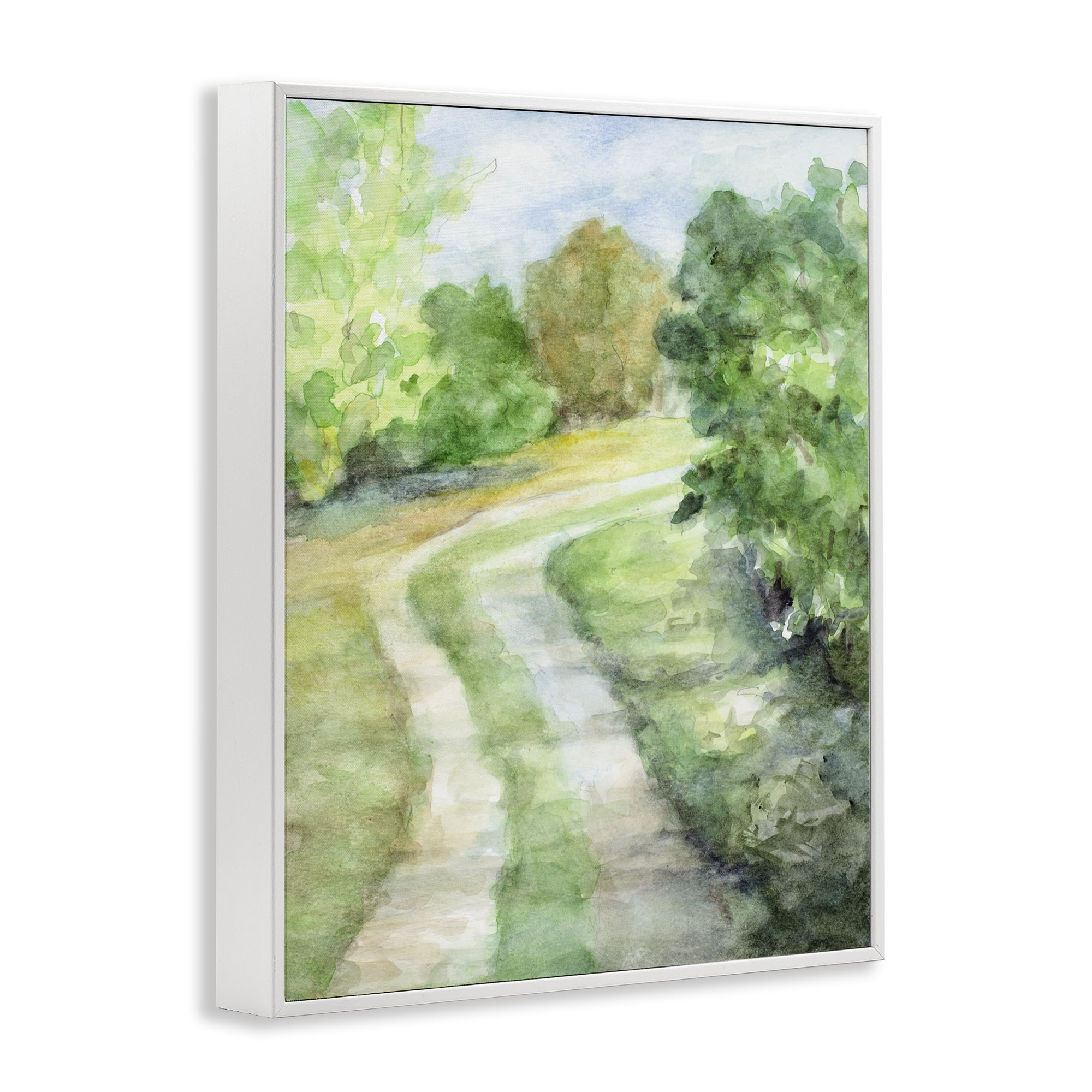Stupell Industries Around The Bend White Framed Giclee Art, design by Lanie Loreth
