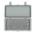 thumbnail image 3 of Boîtier électrique Boîte De Jonction Boîtier électrique ABS IP67 Boîtier d'alimentation étanche pour Extérieur Jardin Pelouse Paysage Câblage 200x100x70mm, 3 of 8