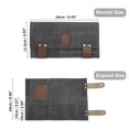 thumbnail image 3 of Unique Bargains Roll Up Scissors Bag Durable & Foldable Salons Tool Pouch with Multi-Pockets Hair Scissor Shears Cases for Hair Stylists Gray, 3 of 7