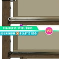 thumbnail image 3 of ShadeMart 7' W x 8' L Beige Pergola Sun Shade Canopy Replacement Cover, Commercial Grade 260 GSM Cloth for Outdoor Patio, Includes Stainless Steel Weighted Rods (We Make Custom Size), 3 of 7