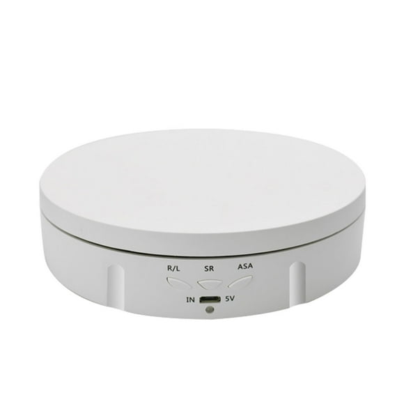 Tocadiscos eléctrico Naiovety de repuesto para exhibiciones de productos confiables color blanco mate