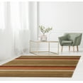 thumbnail image 2 of Linon Home Decor Trio Area Rug Collection, Pumpkin and Ivory, 5' x 7', 2 of 6