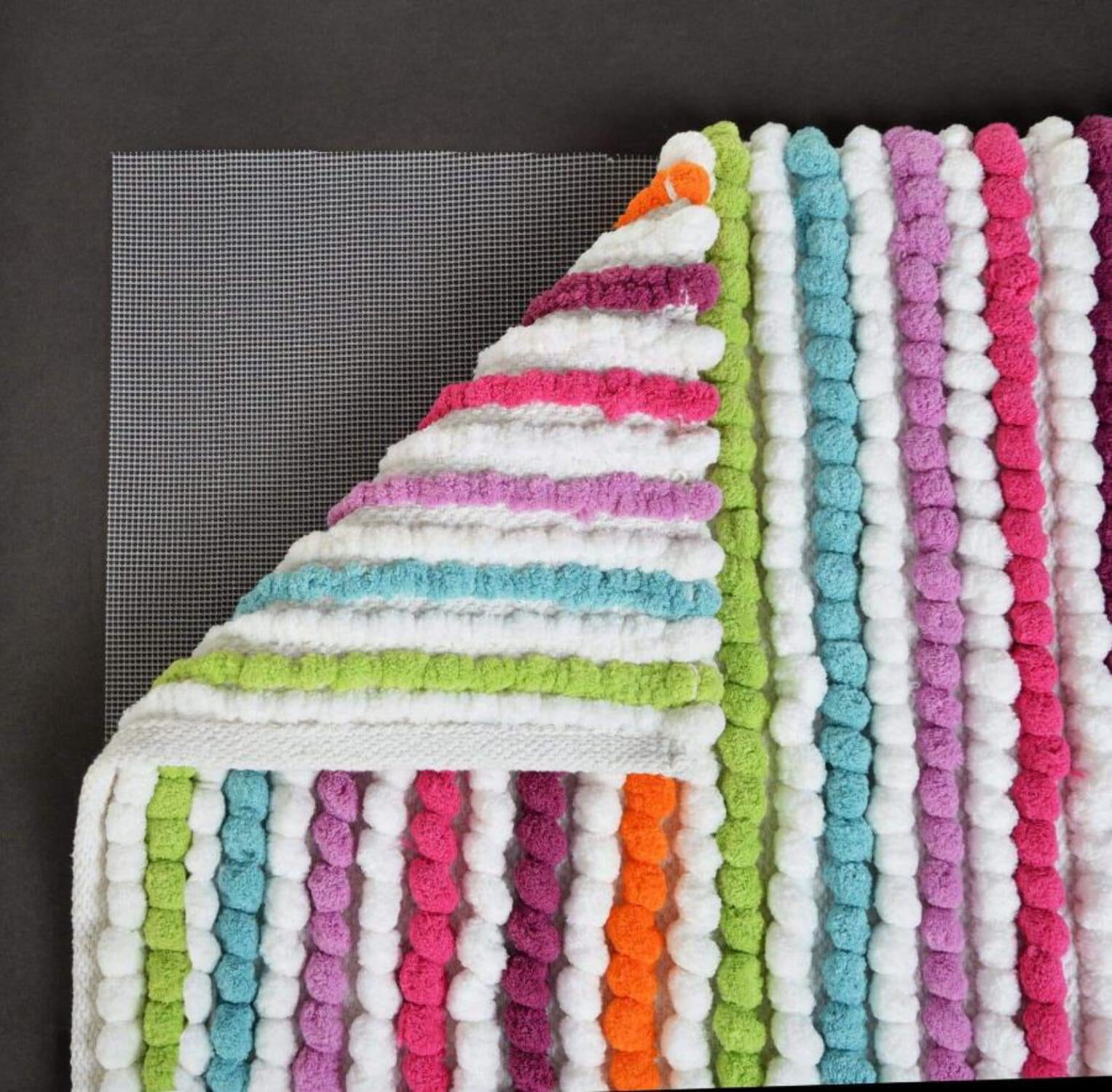 Chunky Bobble Bath Mat in California Stripe