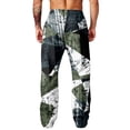 thumbnail image 7 of Hsovts Men's Sweatpants Relaxed Fit Fashion Drawstring Straight Leg Workout Baggy Sweatpants Running Pant with Pockets Blue XL, 7 of 7