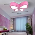 thumbnail image 6 of MONIPA Creative Cartoon Butterfly Dimmable Lighting 50cm Children’s Room Ceiling Light Nursery Girls Princess Bed Room Ceiling Lamp Fixtures (Pink), 6 of 18