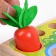 thumbnail image 3 of Juguetes Magnéticos De Madera Para Pesca De Zanahorias, Juguetes Para Atrapar Insectos, Rompecabezas De Educación Temprana, Divertido Juego De Granja, Juguete De Interacción Entre Padres E Hijos Speravity FN002343-00, 3 of 6