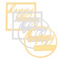thumbnail image 1 of unbranded 4Ud Toppers De Pastel Cumpleaños Acrílicos Reutilizables Colorida Para, 1 of 7