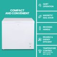 Koolatron Chest Freezer 7.0 Cu. ft (195L), White, Manual Defrost