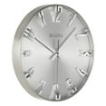 thumbnail image 2 of Bulvoa Clocks C4846 Director 16 Inch Slim Metal Analog Wall Clock, Satin Pewter, 2 of 4