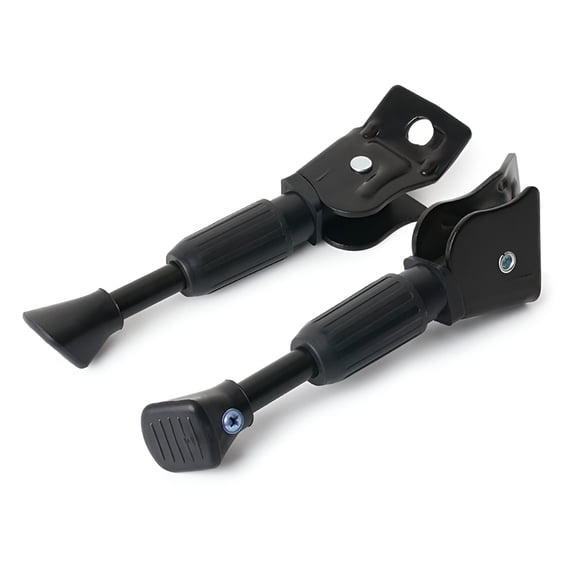 MELIVO Portable Bike Kickstand Bike Kickstand Aluminum Alloy Black Outdoor Cycling 1Pack