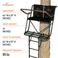 thumbnail image 5 of Big Game Spector XT 2 Person Deer Hunting Ladder Climbing Tree Stand, 17', 5 of 8