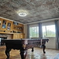 thumbnail image 5 of Drop-In, Glue-Up 2'x2' Faux Tin PVC Ceiling Tile In Weathered Copper, 5 of 5