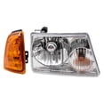 thumbnail image 2 of Brock Headlights with Park Signals Compatible with 2001-2005 Ranger Pickup Replacement Headlights with Park Lights Set, 2 of 9