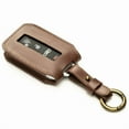 thumbnail image 4 of Vitodeco Superior Leather Key Fob Case Compatible for Maserati Grecale, Maserati Ghibli (2023-2025 models) - 4-Button, Mocha, 4 of 5