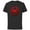 Black, variant on Marvel Spider-Man: Across the Spider-Verse Miles Symbol Dots - Short Sleeve Cotton T-Shirt for Adults - Customized-Athletic Heather
